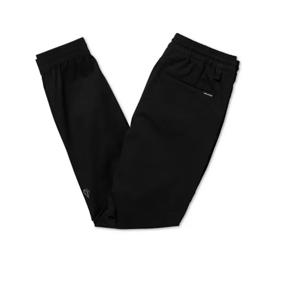 Volcom Big Boys Modern Drawstring Jogger Pants Black Size S - Picture 2 of 2